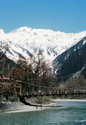 河童橋と穂高